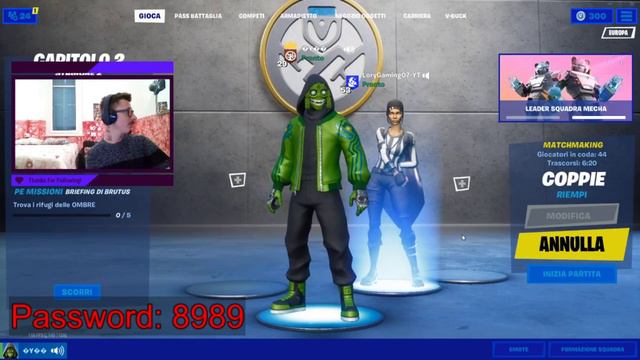 LIVE FORTNITE ITA | SERVER PRIVATI REGALO SKIN смотреть онлайн
