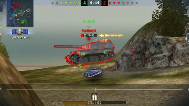 World of Tanks Blitz P 44 Panthera 2500😱 4ta tank😱 смотреть онлайн