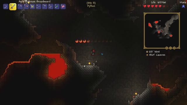 Terraria Expert Mode Co-Op (1.3): Episode 4 - Crazy Caving Trip! смотреть онлайн