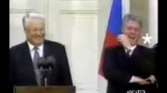 Клинтон сошел с ума ржака с Ельциным