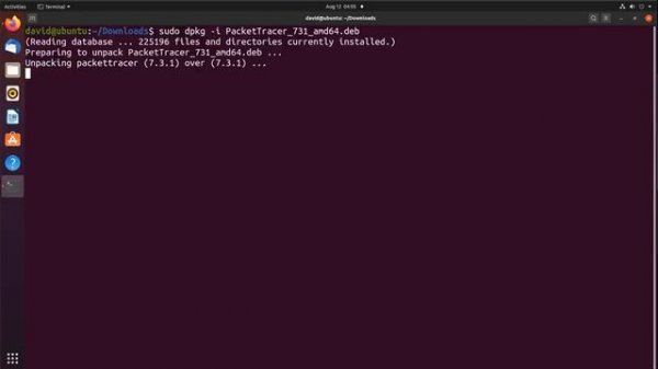 Packet Tracer Install Ubuntu 20.04