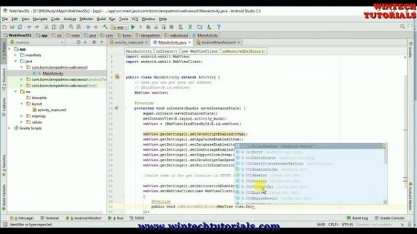 Android WebView Load "https" URL Ignoring SSL Certificate/Prompt