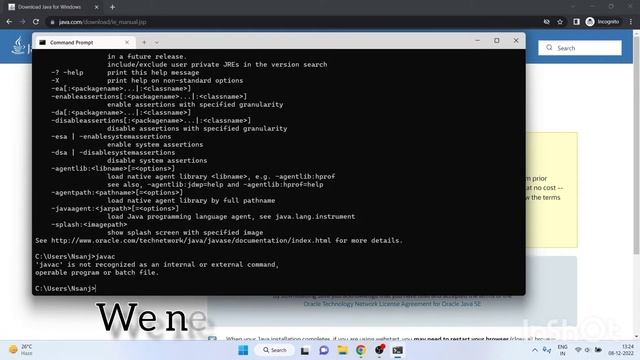 Java installation in Windows 11 смотреть онлайн