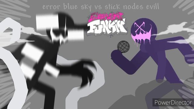error blue sky vs stick nodes evill|song|fnf| смотреть онлайн