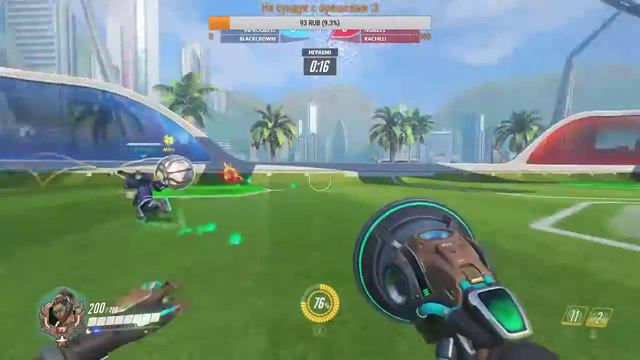 Девушка играет в Overwatch смотреть онлайн
