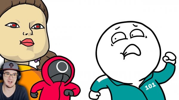 ИГРА В КАЛЬМАРА - Мульт обзор ► ДОБРЯК Dobryak | Реакция