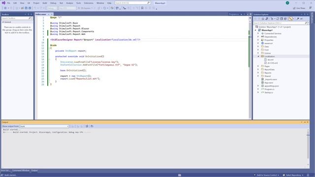 Changing localization in Blazor report designer (2022) смотреть онлайн
