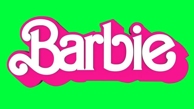 Barbie The Movie Green Screen Logo Loop Chroma Animation смотреть онлайн