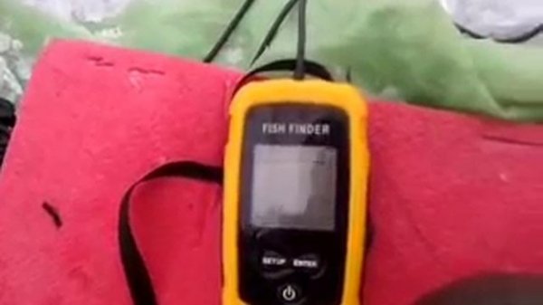 испытание китайского эхолота fish finder