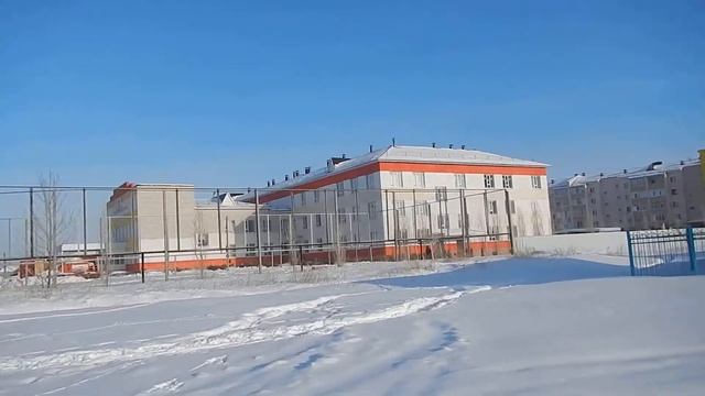 Уральск | мкр Жаңа Орда через МГУ на Московскую зимой смотреть онлайн