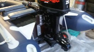 Солар 420 Стрела. Регулируемый транец под водомёт