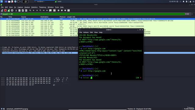 4.9. Sets filters for any TCP packet with a specific source or destination port смотреть онлайн