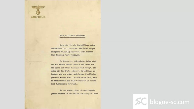 Mon Hommage à Adolf Hitler (1/2)