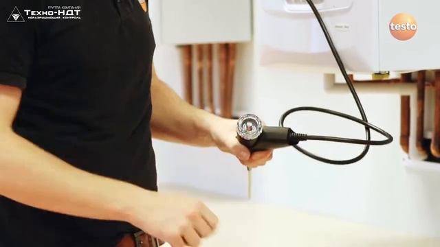 Анализатор дымовых газов Testo 310. Измерение тяги и давления смотреть онлайн