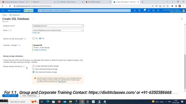 Set Up Microsoft Azure SQL Server and SQL Database | How to create an Azure SQL Server Step By Ste смотреть онлайн