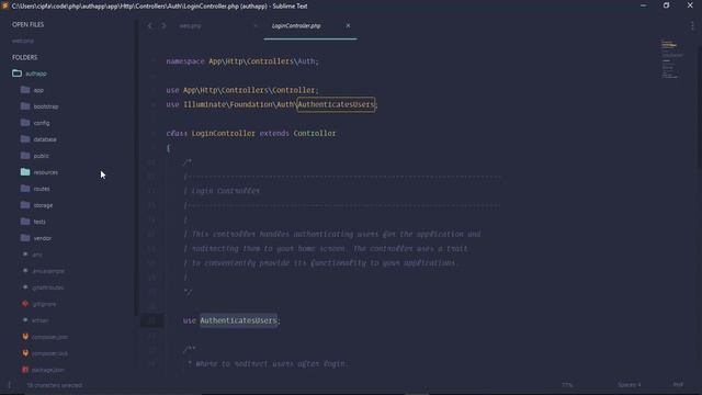 Laravel Default Authentication Part:05 Redirect After Logout смотреть онлайн
