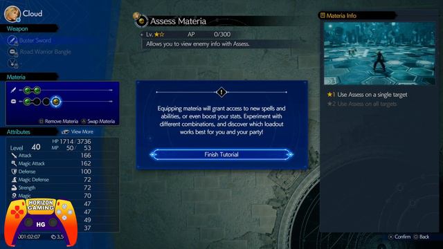 FF7 Rebirth How to Equip and Change Materia For Weapons and Equipment - Final Fantasy 7 Rebirth смотреть онлайн