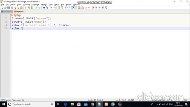 GET and POST method in PHP смотреть онлайн