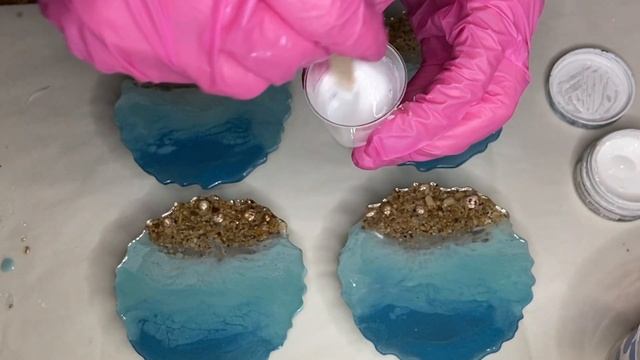 How to Make Beautiful Resin Beach Coasters смотреть онлайн