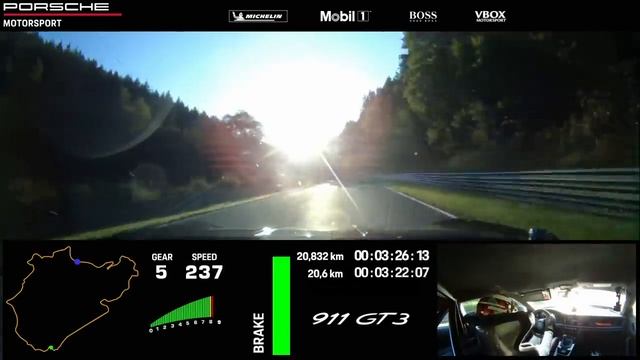 The New 911 GT3: Onboard at the Nordschleife смотреть онлайн