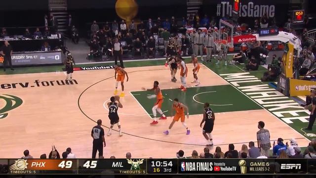 Giannis Antetokounmpo EPIC 50 Points Full Game 6 Highlights vs Suns | 2021 NBA Finals смотреть онлайн
