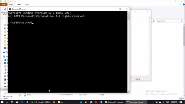 Run Java program in Command Prompt смотреть онлайн