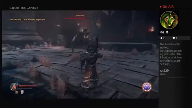 Lords of The Fallen Infiltrator Boss Fight PS4 смотреть онлайн