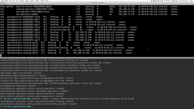 Using OperatorHub.io to installing Strimzi operator for Apache Kafka on Kubernetes смотреть онлайн