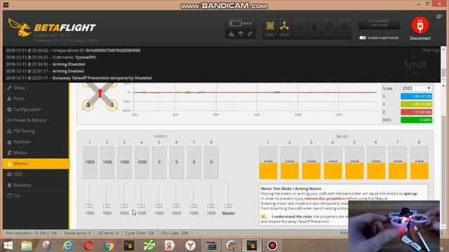 Настройка и первый вылет на TinyWhoop 2S