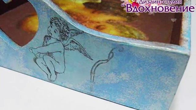 Кофейно-чайный поднос с Ангелами #MyStudioSoul смотреть онлайн