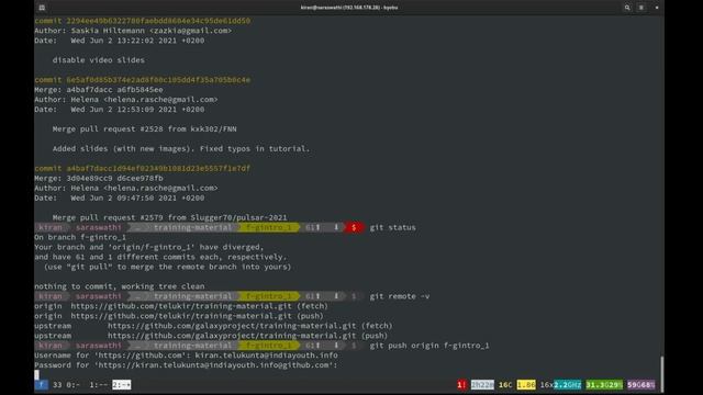 Git and its use in Galaxy 3/3 смотреть онлайн