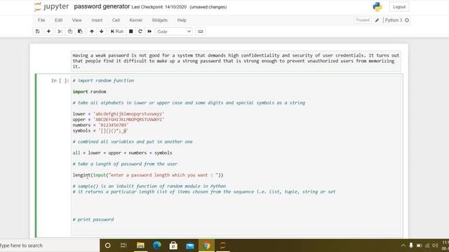 Create Random Password Generator Using Python Project | Python Programming | Python Streets смотреть онлайн