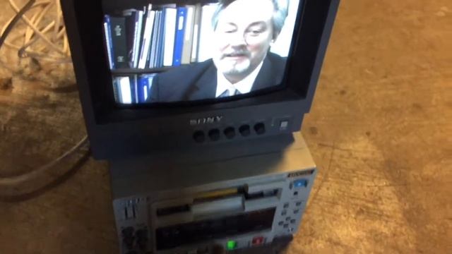 Testing A Sony DSR-1500A Video Cassette Recorder