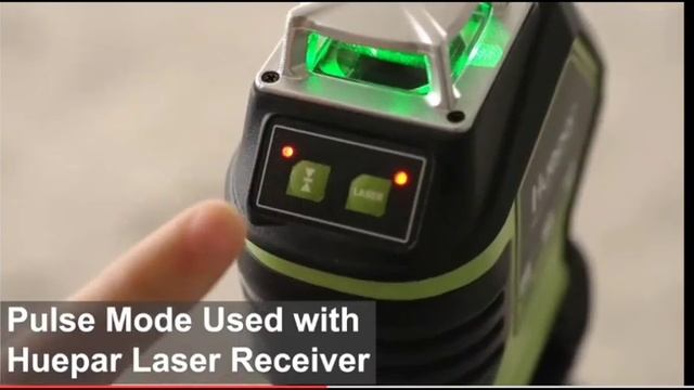 Nível A Laser Huepar - 5 linhas + 2 Pontos de Prumo luz verde - mod 621CG смотреть онлайн