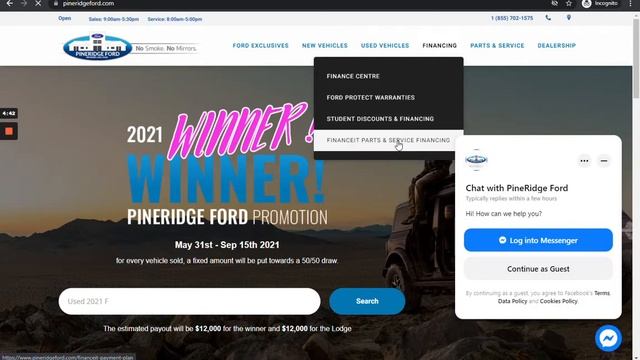 PineRidge Ford Parts and Service Financing with Financeit! смотреть онлайн
