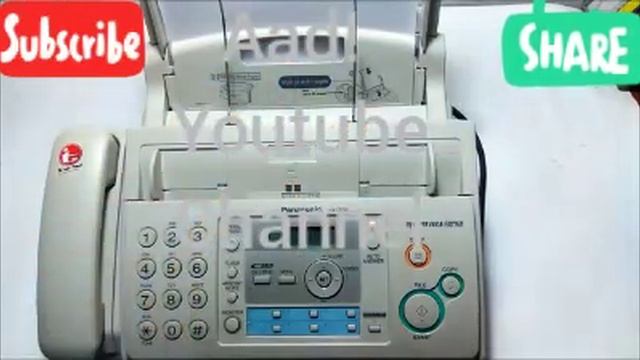 How to use Fax PANASONIC FP 701 смотреть онлайн