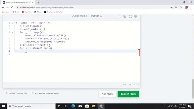 Finding the Percentage HackerRank Solution in Python смотреть онлайн