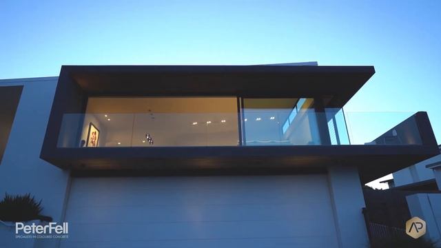 PeterFell Coloured Concrete Floor - Sandspit House By Julian Guthrie Architecture