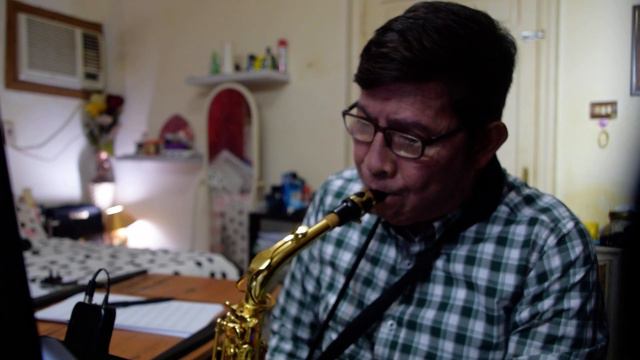 STRANGERS IN THE NIGHT = Frank Sinatra (alto sax cover) смотреть онлайн