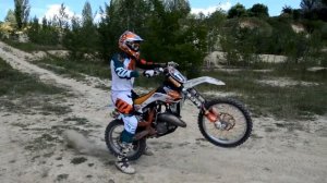 Как научиться ездить на заднем колесе - Уроки эндуро #3