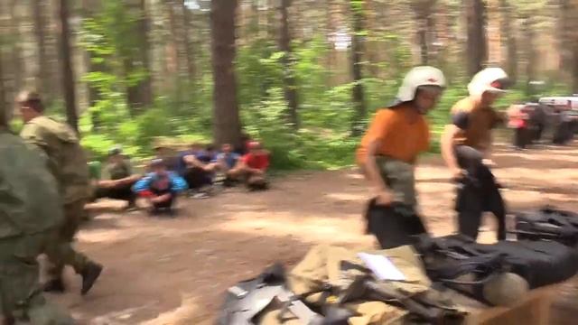 День пожарной безопасности в военно-патриотическом лагере 