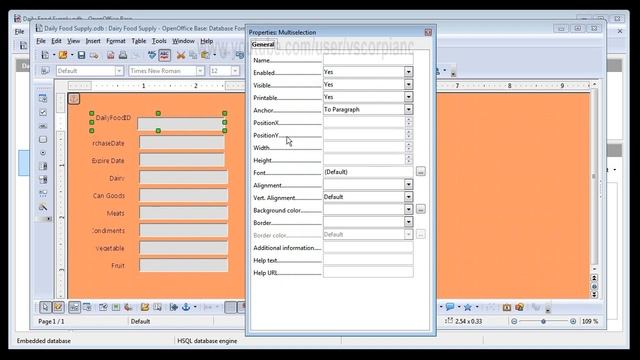 OpenOffice Base Tutorial - Edit and Design Database Forms by VscorpianC смотреть онлайн