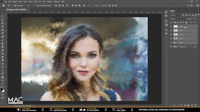Tutorial Oil Painting di Photoshop смотреть онлайн