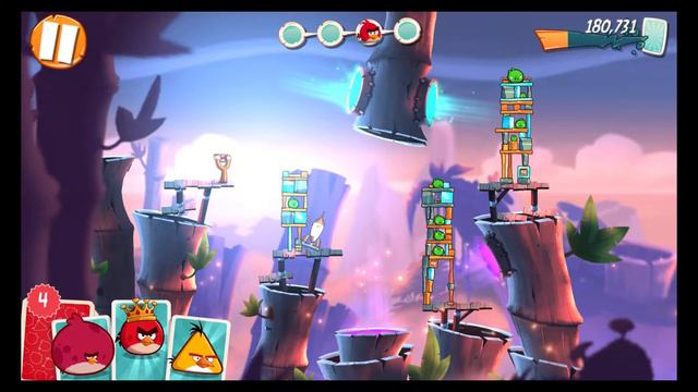 Angry Birds 2 - Level 44 - Eggchanted Woods Walkthrough (3 Stars) смотреть онлайн
