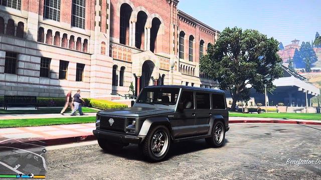 GTA 5 Benefactor Dubsta ( Mercedes Benz G Class ) смотреть онлайн