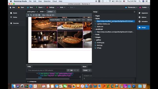 How to create lightbox gallery with Bootstrap Studio смотреть онлайн