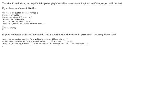 Drupal: How do I use form_set_error() the right way? (3 Solutions!!) смотреть онлайн