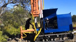 Как работает сваебойная установка. Полный цикл работы.