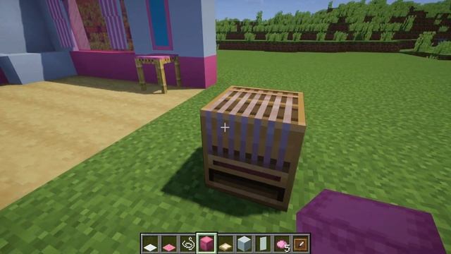 ? MINCRAFT, building a cute pink room смотреть онлайн