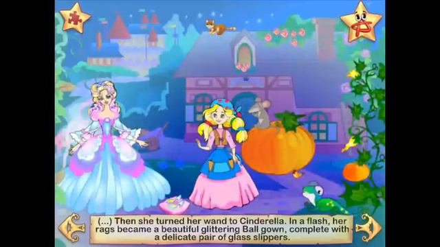 The fairytale of Cinderella - Interactive Book for Kids (on iPad, iPhone & Android) смотреть онлайн